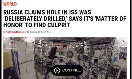 Meteorite Causes Hole in the ISS?